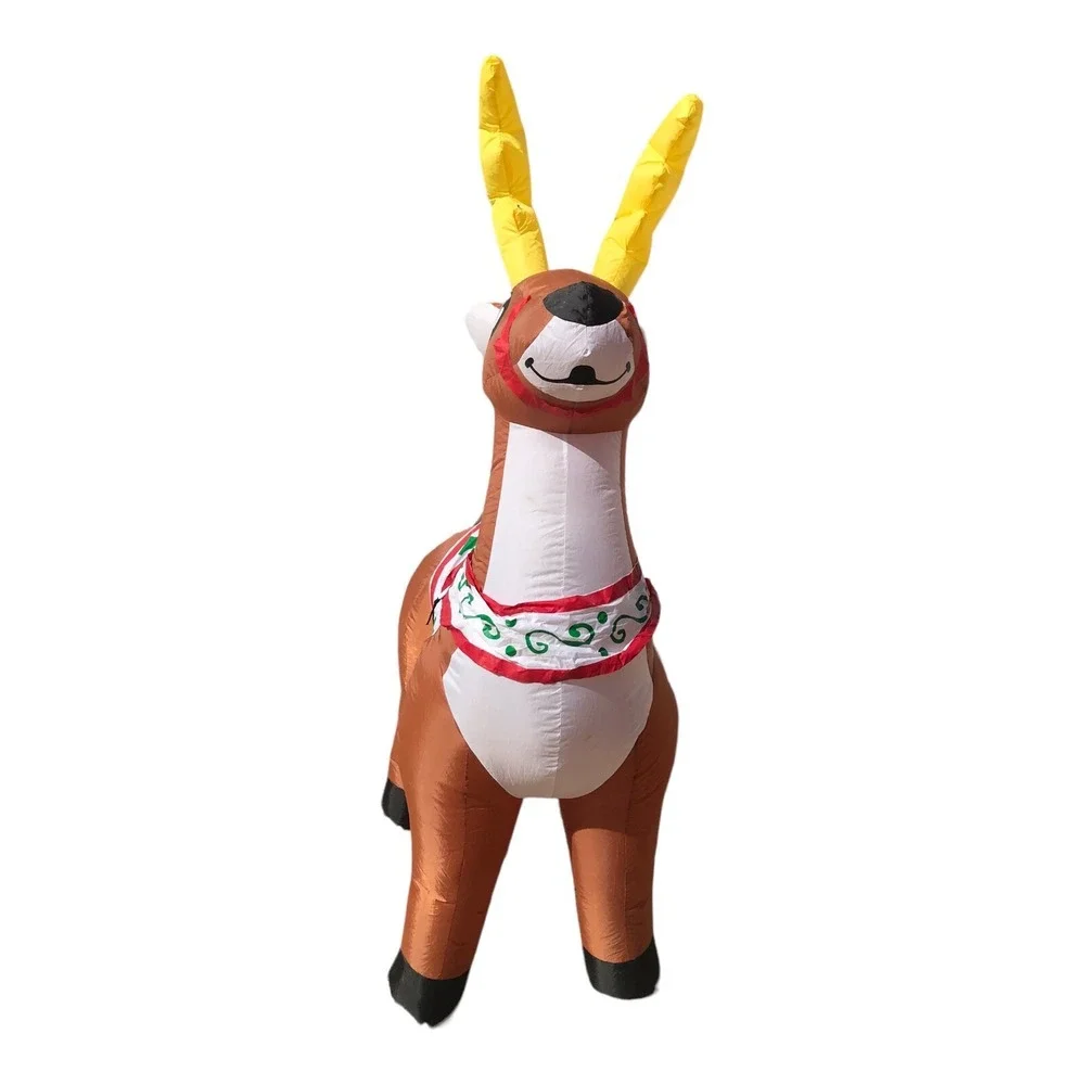 6 FT Christmas Inflatable Reindeer Blow up Outdoor Yard Decoration